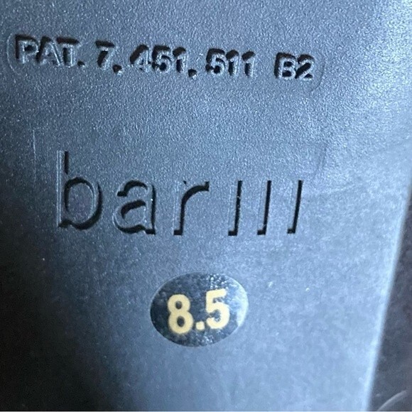 Bar III Nerisa Black Faux Suede Velvet High Heel Peep Toe Sandal Shoe Size 8.5 - Picture 12 of 14